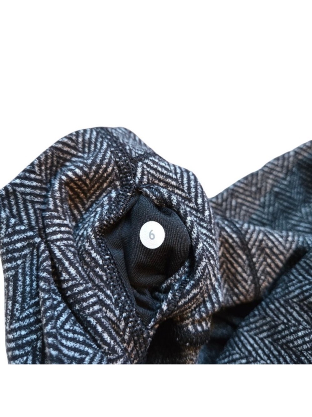 Lululemon High Times Pant 26" - Herringbone Black 6 - Picture 7 of 7